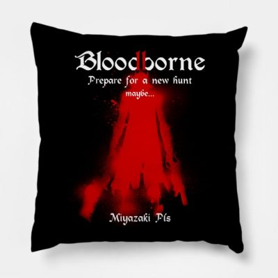 Bloodborne 2 Confirmed Throw Pillow Official Bloodborne Merch