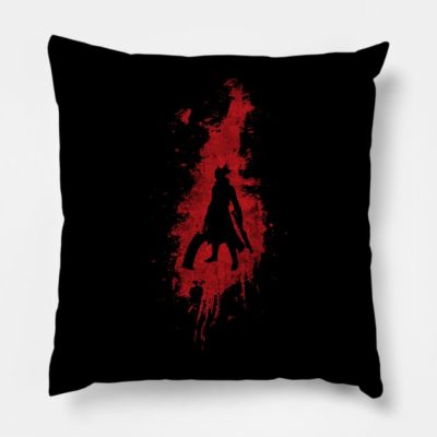 Born In Blood Throw Pillow Official Bloodborne Merch