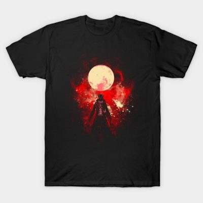 Red Moon Art T-Shirt Official Bloodborne Merch