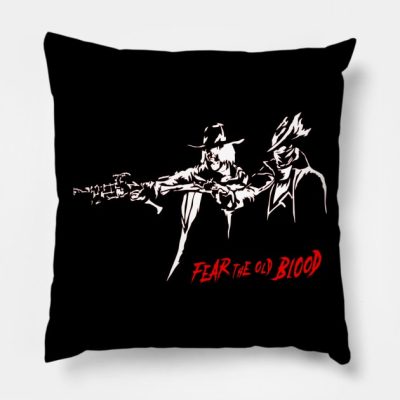 Fear The Old Blood Hunters Throw Pillow Official Bloodborne Merch
