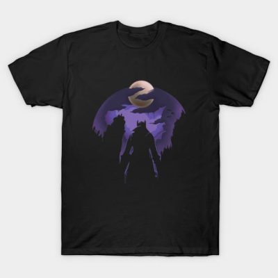 A Hunter Must Hunt Dark Blue T-Shirt Official Bloodborne Merch