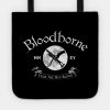 Bloodborne Crest Black Print Tote Official Bloodborne Merch