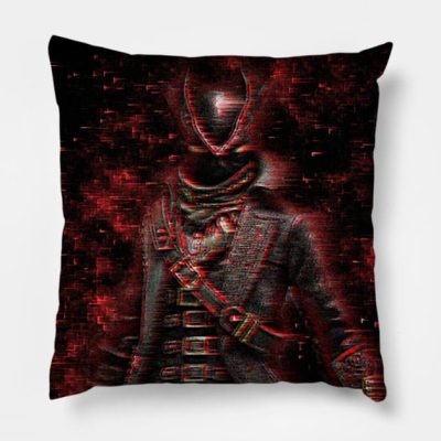 Distorted Hunter Bloodborne Throw Pillow Official Bloodborne Merch