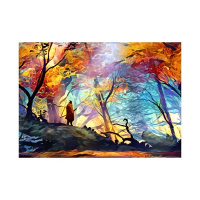 Sekiro Colorful Forest Tapestry Official Bloodborne Merch
