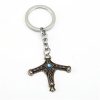 Game Jewelry PS4 Bloodborne Keychain Metal Pendant Key Ring Holder Hunter Key Chains Men Jewelry Chaveiro 2 - Bloodborne Shop