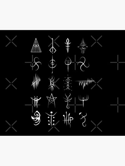 Bloodborne Caryll Runes Tapestry Official Bloodborne Merch