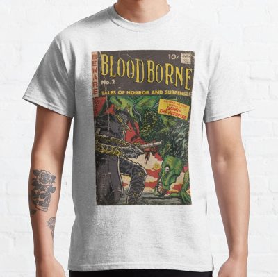 Bloodborne - Comic Cover Fan Art T-Shirt Official Bloodborne Merch