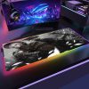 Large Gaming RGB Mouse pad Bloodborne LED Light Keyboard Desk Mat Gamer Accessories Colorful Glow Mousepad 1 - Bloodborne Shop