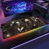 Large Gaming RGB Mouse pad Bloodborne LED Light Keyboard Desk Mat Gamer Accessories Colorful Glow Mousepad 18 - Bloodborne Shop