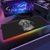 Large Gaming RGB Mouse pad Bloodborne LED Light Keyboard Desk Mat Gamer Accessories Colorful Glow Mousepad 19 - Bloodborne Shop