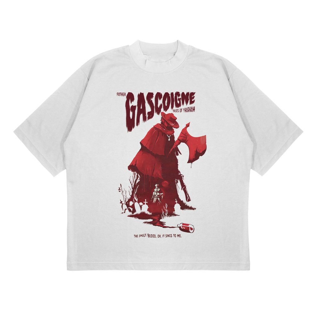 UNISEX – Bloodborne Gaming T-Shirt, Father Gascoigne Hunter Shirt