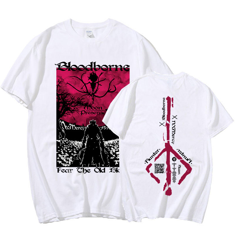 Game Bloodborne Hunter Gothic Oversized T-shirts